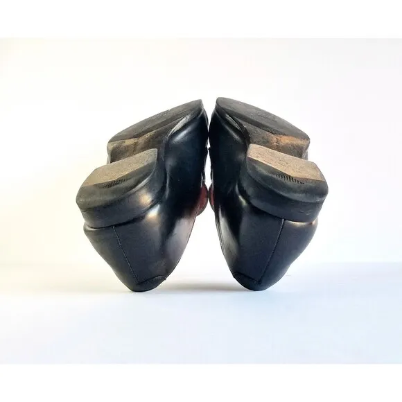 WOLF SHEPHERD Ringer Black Dress Loafers Italian Calfskin Leather Sz 11.5 9719