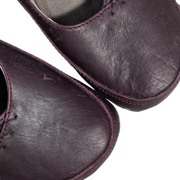 Wolky Women's Strap Cloggy leather mule size 40/9