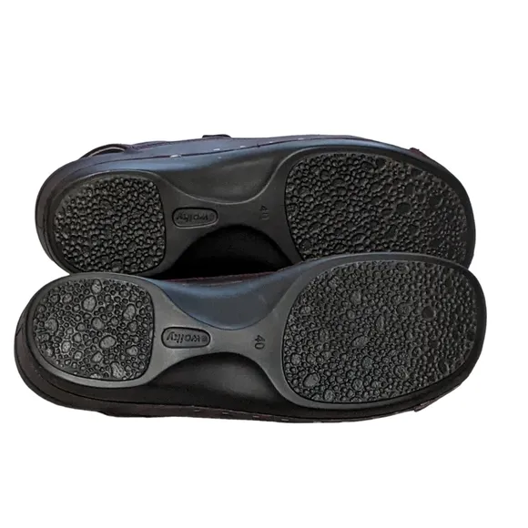 Wolky Women's Strap Cloggy leather mule size 40/9