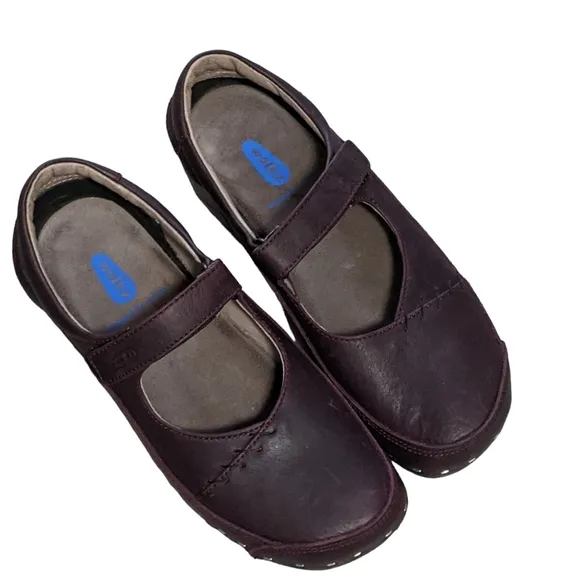 Wolky Women's Strap Cloggy leather mule size 40/9
