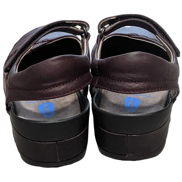 Wolky Women's Strap Cloggy leather mule size 40/9