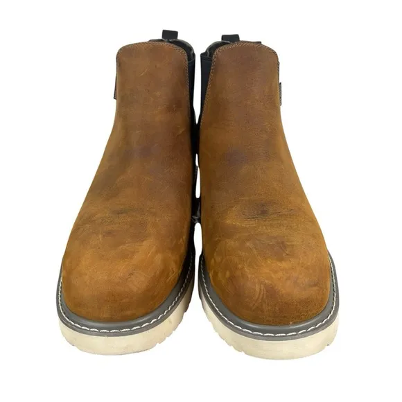 Wolverine Mens Trade Wedge Steel Toe Work Romeo Shoes Boots Leather Size 14