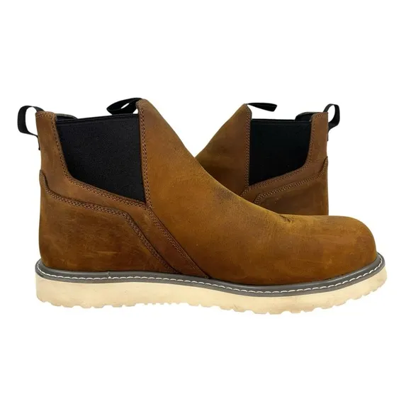 Wolverine Mens Trade Wedge Steel Toe Work Romeo Shoes Boots Leather Size 14
