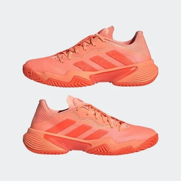 WOMEN'S adidas Barricade Orange Tennis Shoes GW3816