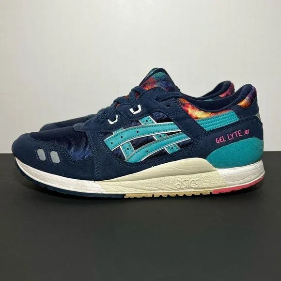 Womens ASICS Gel Lyte III Latino Bay Low Top Sneakers / Size 8