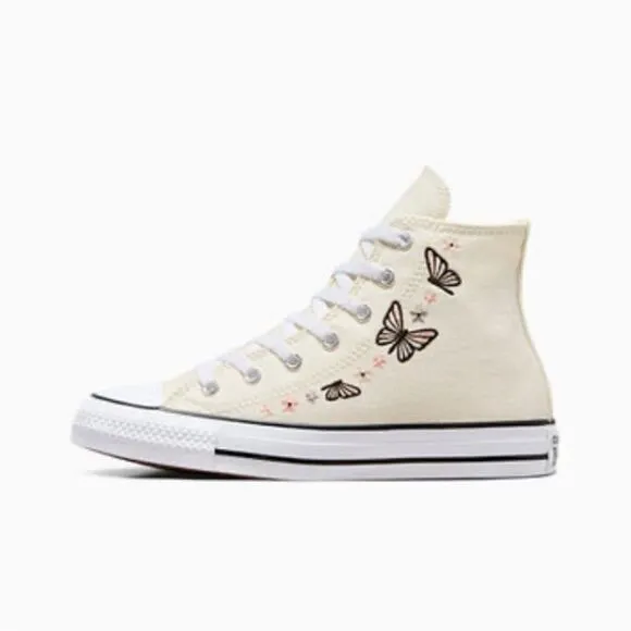 Women’s Converse Chuck Taylor All Star Butterflies Hightop Sneaker Shoes Size 8