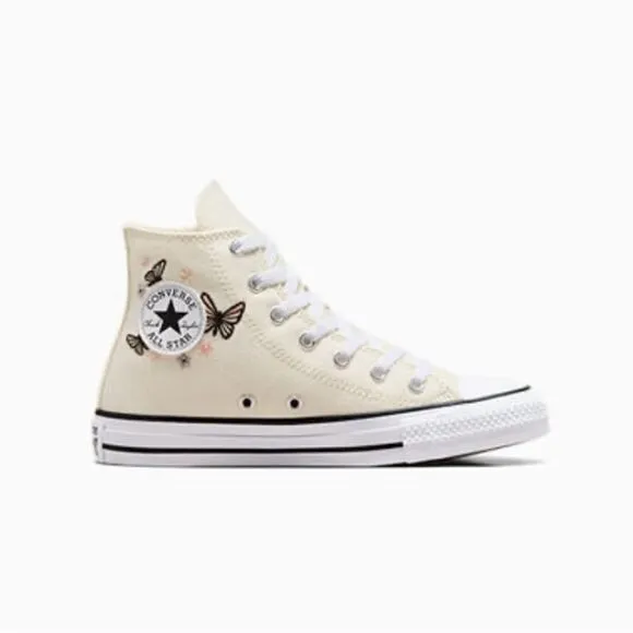 Women’s Converse Chuck Taylor All Star Butterflies Hightop Sneaker Shoes Size 8