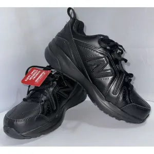 WOMENS NEW BALANCE MX608AB5 ATHLETIC/TRAINING SHOES SIZE 6 D NEW BLACK/tags