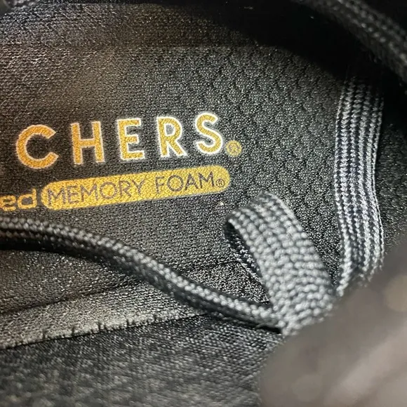 Womens Sketchers Uno Stand On Air Black Sneakers Size 9.5 EUC Black Running Shoe