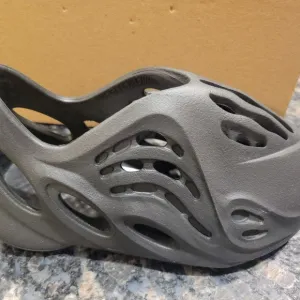 Yeezy Gray Foam Runner Shoes with Futuristic Design